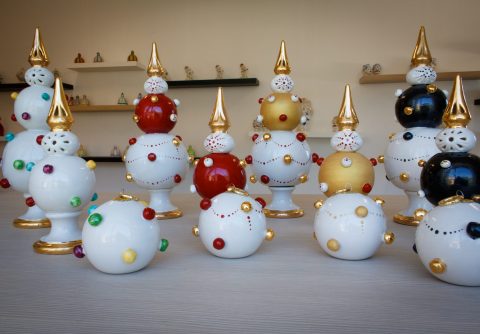 Alberi di Natale con palline